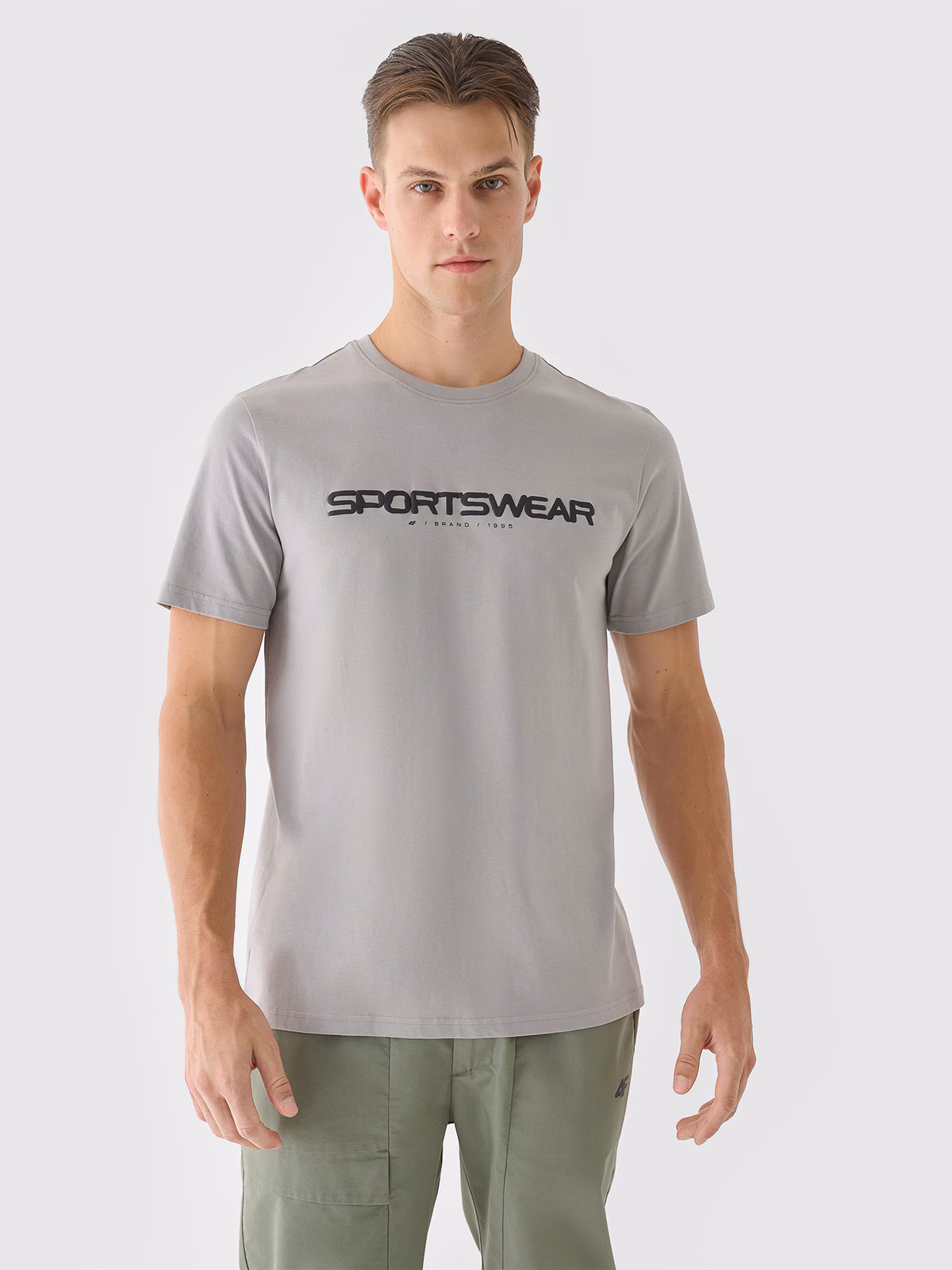 Pánske tričko TTSHM1586-25S - SIVÁ