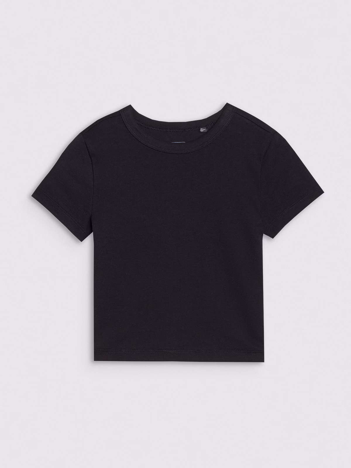 Dievčenské slim crop top tričko bez potlače TTSHF1852 – Obrázok 6